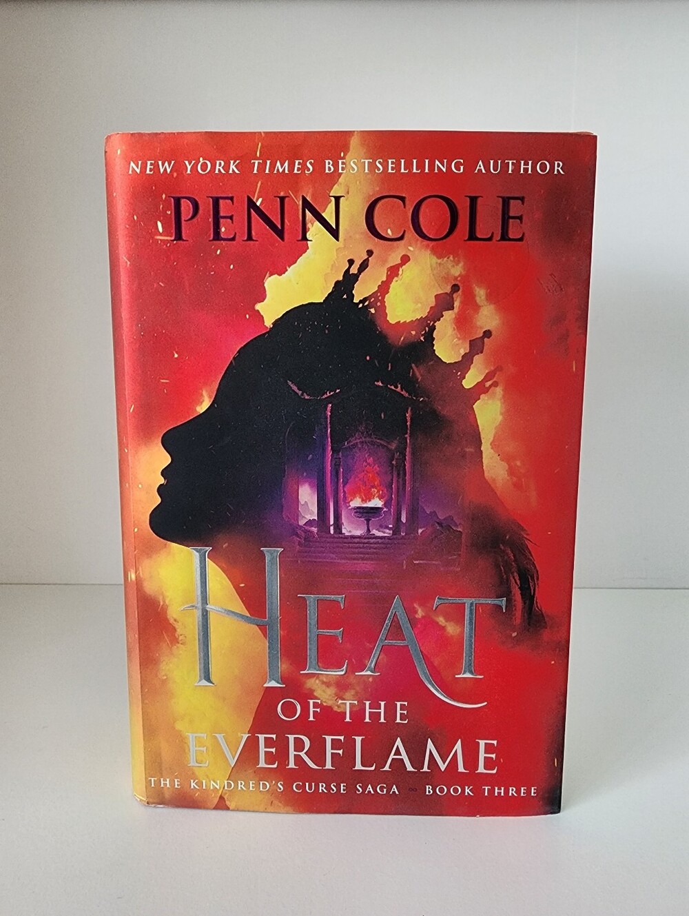First Atria Edition Heat of the Everflame by Penn Cole Hardcover Romantasy Book